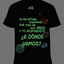 Playera Morat | Fluorescente | Negra | ¿A dónde vamos?