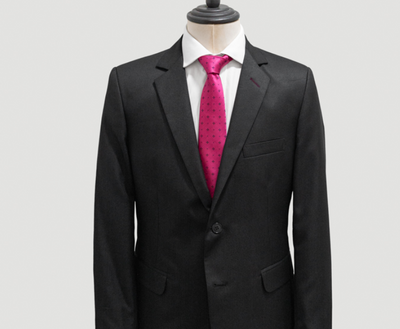 Traje negro | Tela casimir mate
