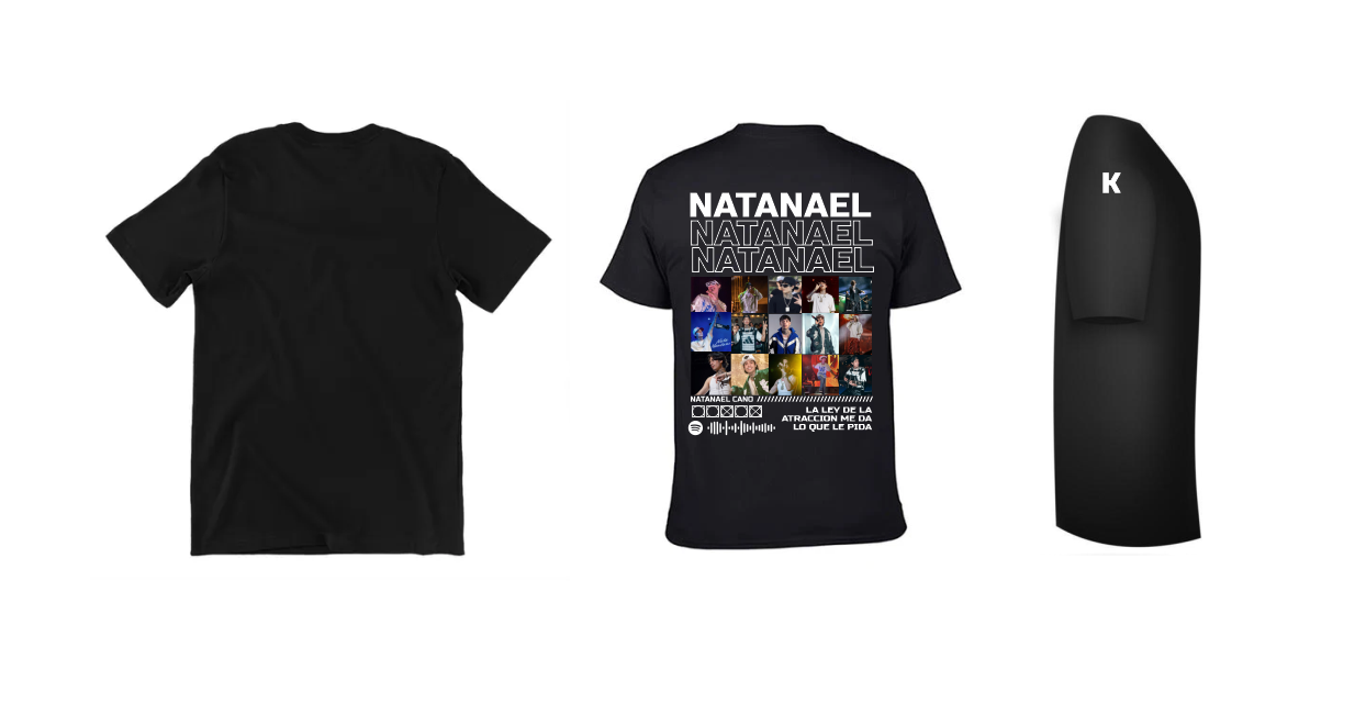 Playera Personalizada | Natanael Cano | Pacas de biletes