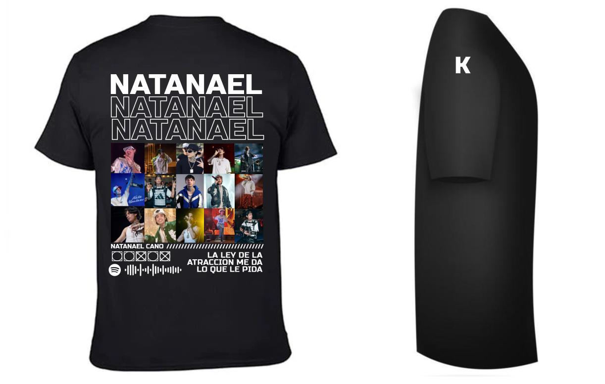 Playera Personalizada | Natanael Cano | Pacas de biletes