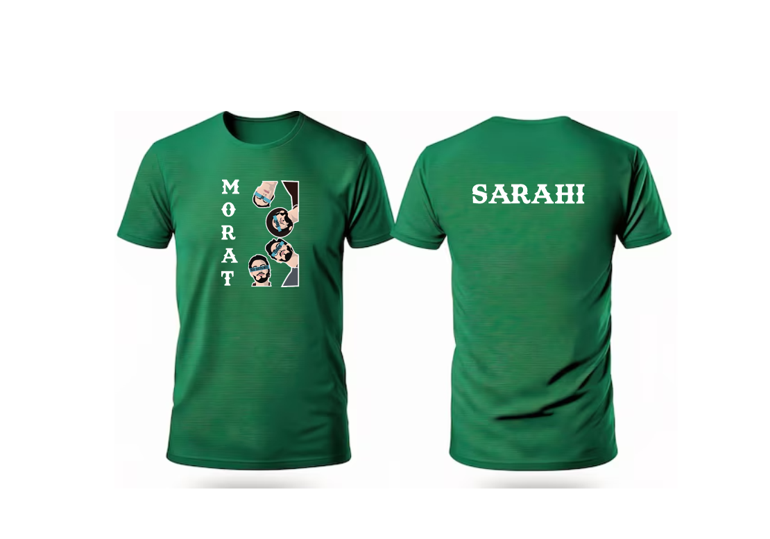 Playera Morat | Verde Botella | Clienta Sarahi