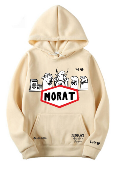 Sudadera Morat | Beige | MORAT | Diseño Cliente LIO | Aprender a Quererte