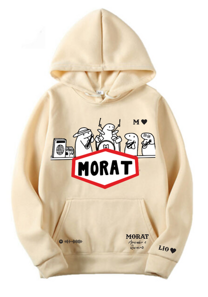 Sudadera Morat | Beige | MORAT | Diseño Cliente LIO | Aprender a Quererte