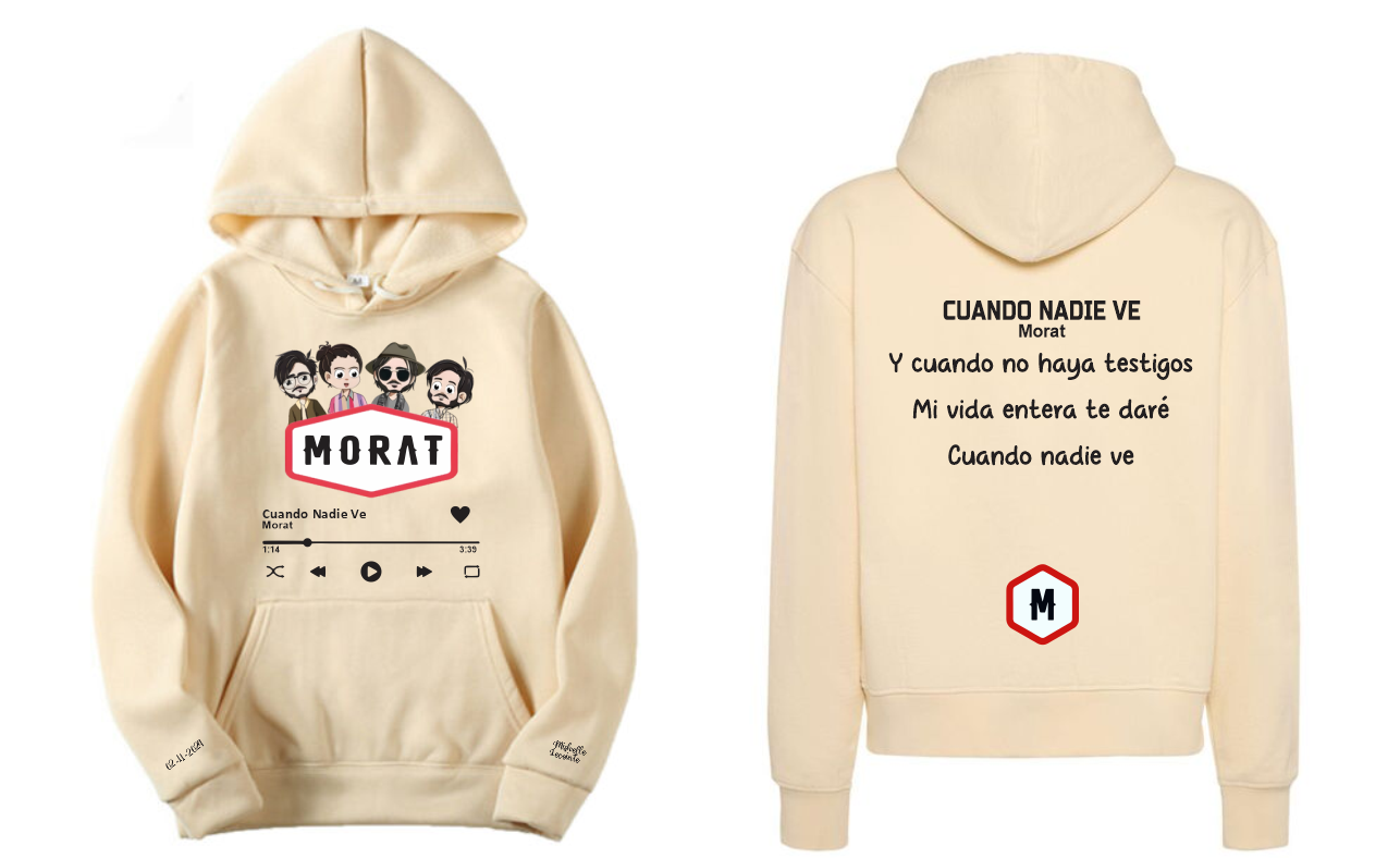 Sudadera Morat | Beige | Cuando nadie Ve | clienta Mishelle