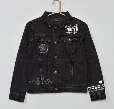 Chaqueta de lona  | Morat | Negro | Otras se pierden