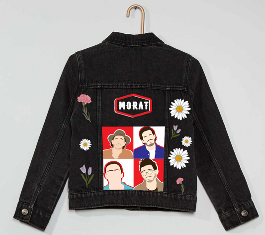 Chaqueta de lona Negra | Morat | Animados | Estamos hechos de recuerdos