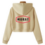 Sudadera Tipo Crop Top | Morat | Beige| Tu recuerdo no se va
