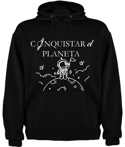 Sudadera | Negro | Timo Personajes | Conquistar el planeta