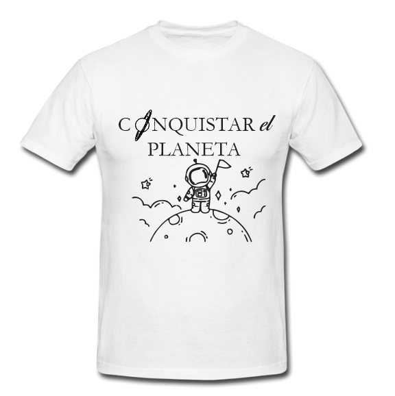 Playera Blanca | Timo | Conquistando el Planeta