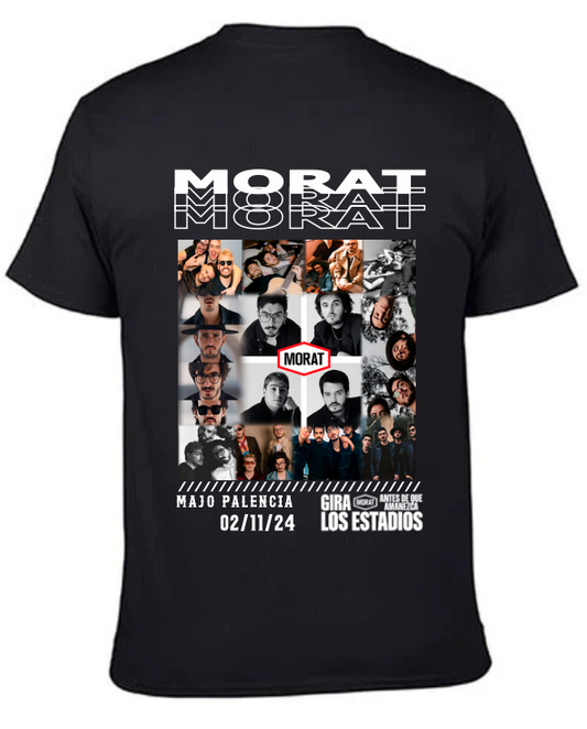 Playera negra | Morat | Collage Majo Palencia
