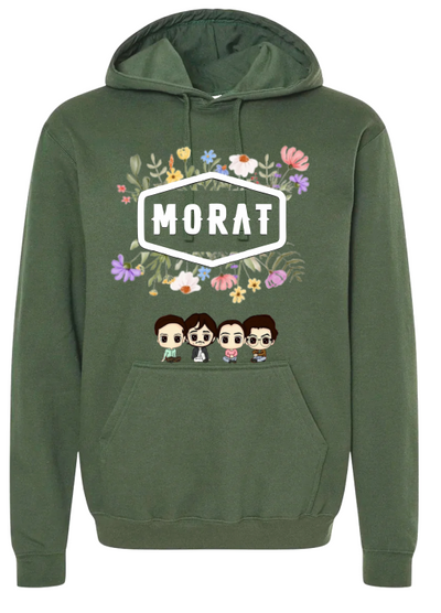 Conjunto Morat | Verde Musgo | Flores y muñecos