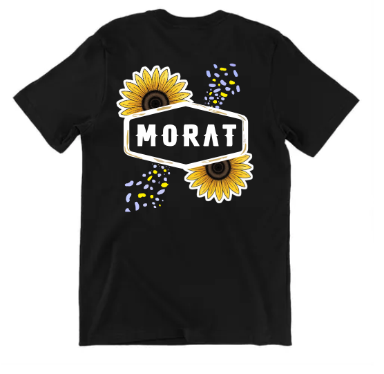 Playera Morat | Negro | Girasol y Mundo