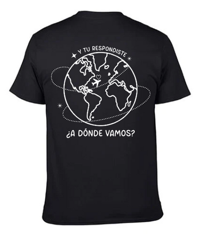 Playera Morat | Negro | Girasol y Mundo