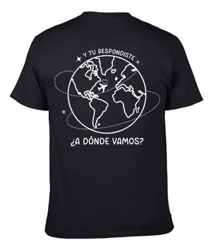 Playera Morat | Negro | Girasol y Mundo