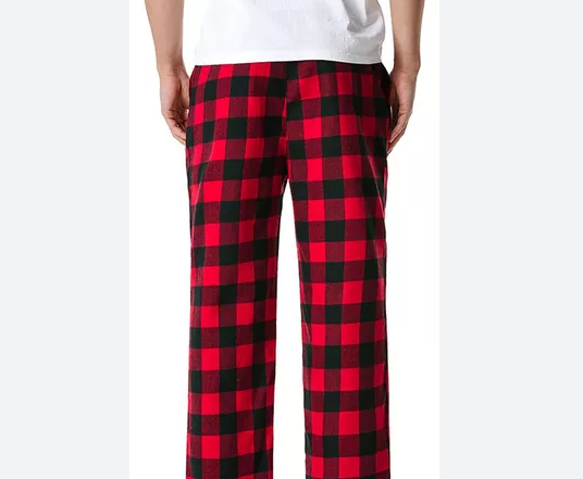 Pijama Pants | cuadros | Rojo y negro