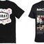 Playera Morat | Negro | Flores y collage