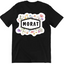 Playera Morat | Negro | Flores y collage