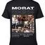 Playera Morat | Negro | Flores y collage