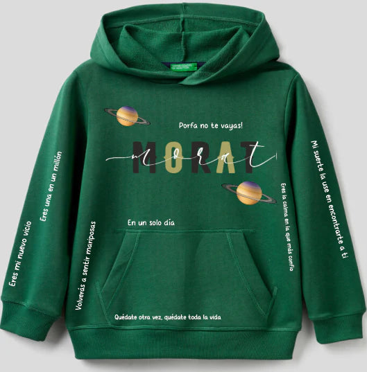 Sudadera verde | MORAT | Palabras dispersas, Frases