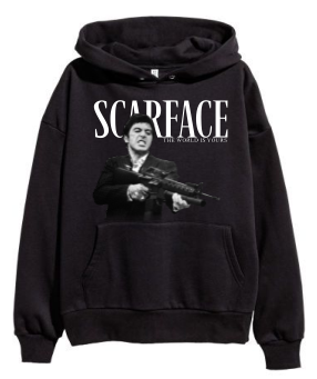 Sudadera negra | Scarface | Tony Montana