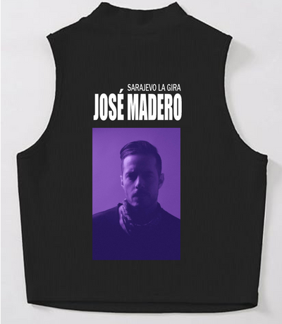 Blusa cuello de torguta | Negro | Jose Madero