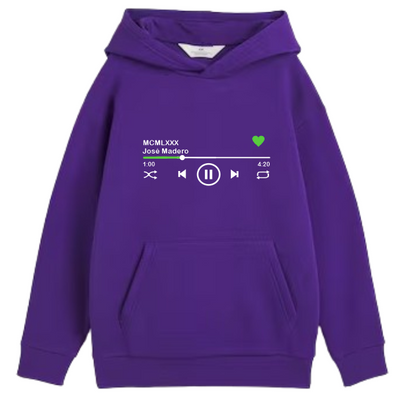 Sudadera Con Gorro | Morada | José Madero
