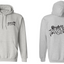 Sudadera personalizada| Gris claro| Rosa