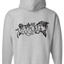 Sudadera personalizada| Gris claro| Rosa