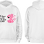Sudadera blanca| Stich | Rosa ELSO
