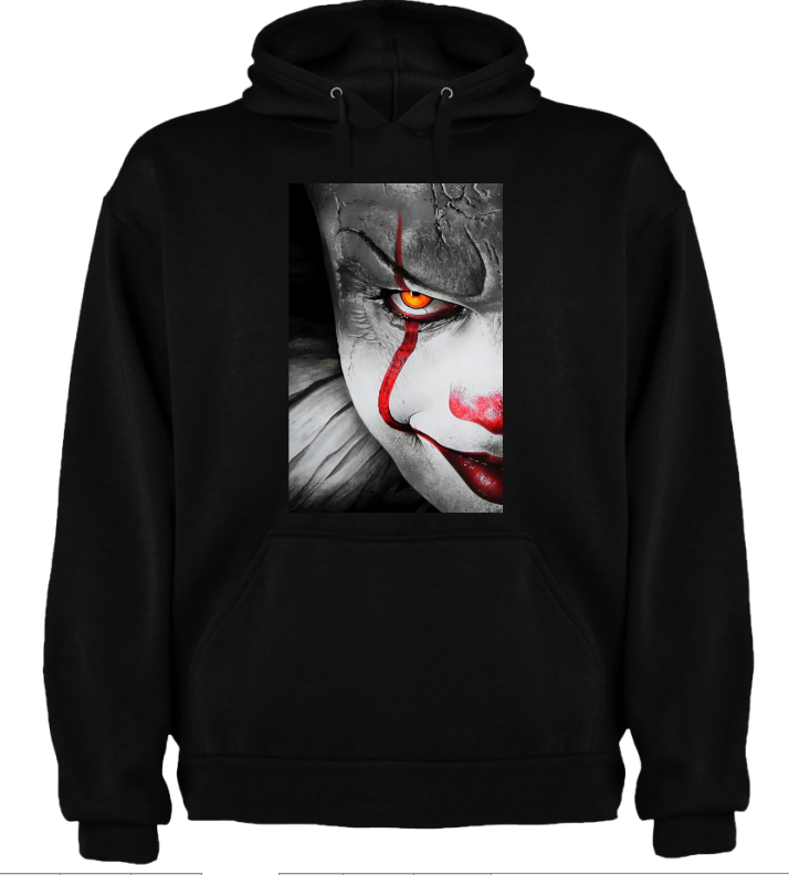 Sudadera Personalizada| Negra| Pennywise 1