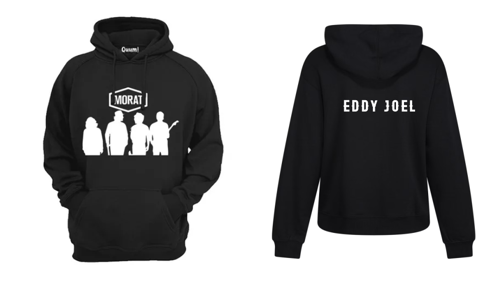 Sudadera Morat | Negra| Eddy Joel