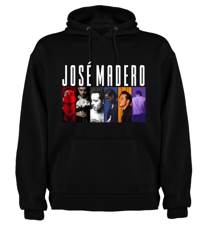 Sudadera Con Gorro | Negra| Jose Madero| Colores