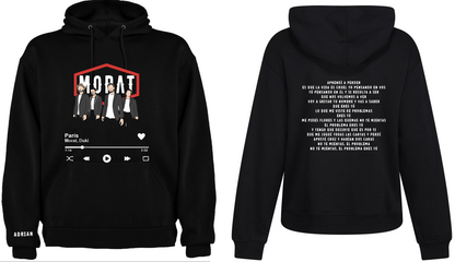 Sudadera Morat Negro | Morat y Duki| París