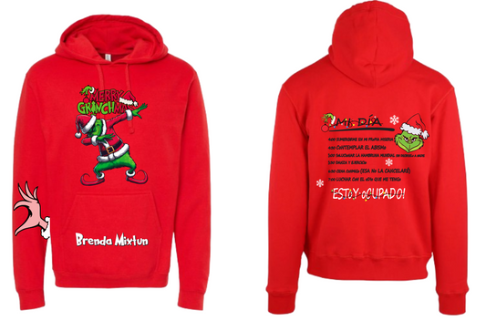 Sudadera Roja| Grinch| Pareja 1