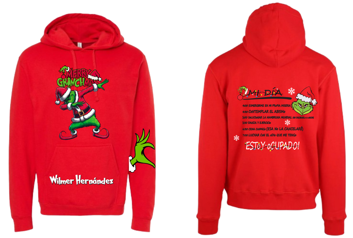 Sudadera Roja| Grinch| Pareja 2