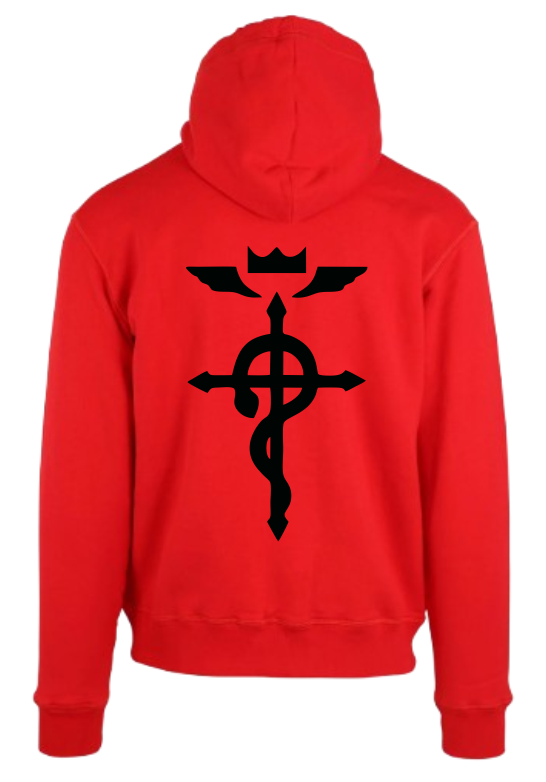 Sudadera Roja| Full Metal Alchemist