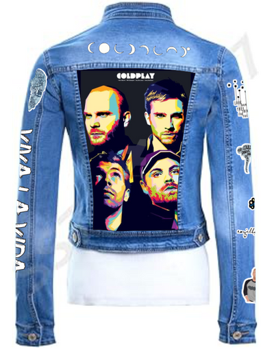 Chaqueta de lona  | Coldplay| Caras| Dama