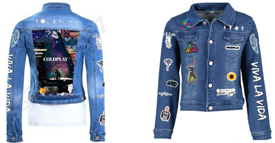 Chaqueta de lona  | Coldplay| Galaxia| Dama