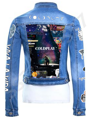 Chaqueta de lona  | Coldplay| Galaxia| Dama