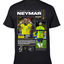 Playera Personalizada| Negra| Futbol| Neymar Jr
