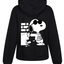 Sudadera Personalizada| Negra| Snoopy