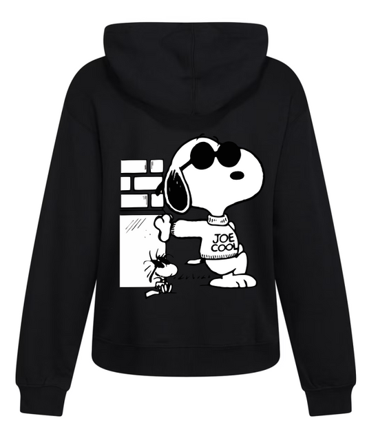 Sudadera Personalizada| Negra| Snoopy