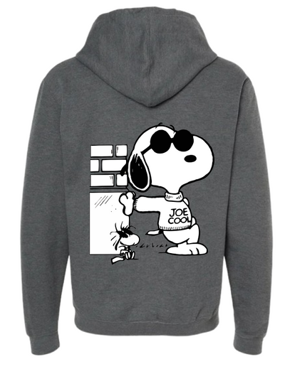 Sudadera Personalizada| Gris oscuro| Snoopy