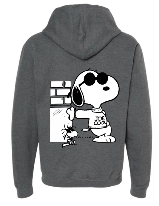 Sudadera Personalizada| Gris oscuro| Snoopy