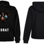 Sudadera Tipo Hoodie| Negra| Morat| Corazon