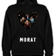 Sudadera Tipo Hoodie| Negra| Morat| Corazon
