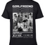 Playera negra| Girlfriend | Yadira H