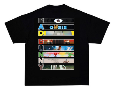 Playera  Negra |Bad Bunny | Portadas