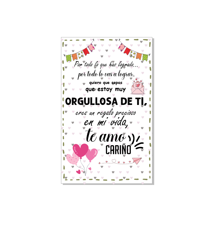 Tarjeta PVC Personalizada| Cariño