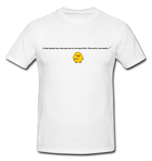 Playera Blanca| Si estas leyendo| Xelajú